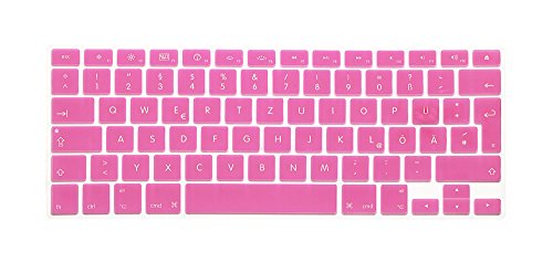 System-S Silikon Tastaturschutz Tastaturabdeckung QWERTZ Deutsche Tastatur Abdeckung Schutz für MacBook Pro 13" 15" 17" iMac MacBook Air 13" in Pink System-S Silikon Tastaturschutz Tastaturabdeckung QWERTZ Deutsche Tastatur Abdeckung Schutz für MacBook Pro 13" 15" 17" iMac MacBook Air 13" in Pink von System-S