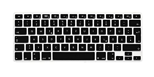 System-S Silikon Tastaturschutz Tastaturabdeckung QWERTZ Deutsche Tastatur Abdeckung Schutz für MacBook Pro 13" 15" 17" iMac MacBook Air 13" in Schwarz System-S Silikon Tastaturschutz Tastaturabdeckung QWERTZ Deutsche Tastatur Abdeckung Schutz für MacBook Pro 13" 15" 17" iMac MacBook Air 13" in Schwarz von System-S