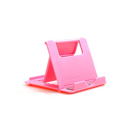 System-S Ständer Halter Klappständer Standfuss Tablet Tisch Halterung 6 Stufen einstellbar für Tablet PC Smartphone und andere Geräte in Pink System-S Ständer Halter Klappständer Standfuss Tablet Tisch Halterung 6 Stufen einstellbar für Tablet PC Smartphone und andere Geräte in Pink von System-S