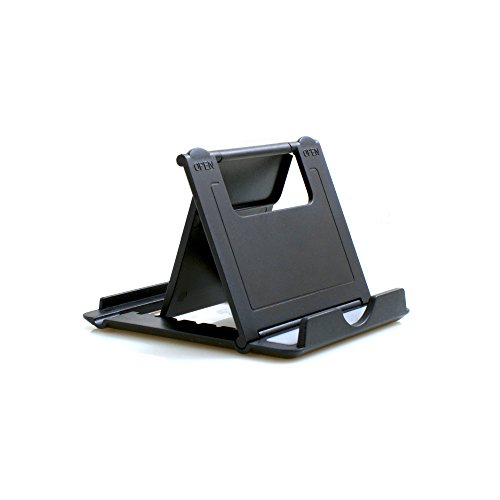 System-S Ständer Halter Klappständer Standfuss Tablet Tisch Halterung 6 Stufen einstellbar für Tablet PC Smartphone und andere Geräte in Schwarz System-S Ständer Halter Klappständer Standfuss Tablet Tisch Halterung 6 Stufen einstellbar für Tablet PC Smartphone und andere Geräte in Schwarz von System-S