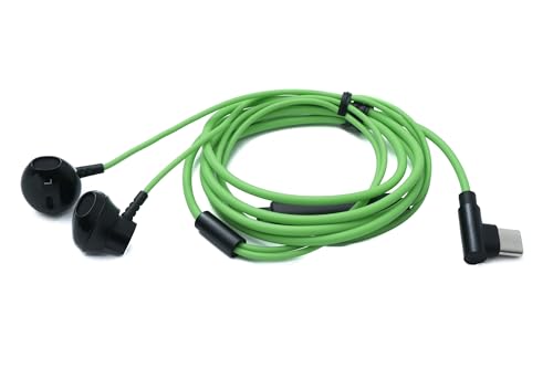 System-S Stereo In Ear Kopfhörer USB 3.1 Typ C Stecker 120 cm mit Lautstärkeregler in Grün System-S Stereo In Ear Kopfhörer USB 3.1 Typ C Stecker 120 cm mit Lautstärkeregler in Grün von System-S