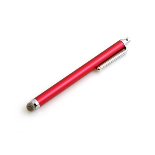 System-S Stylus Stift Textilfaser Spitze Touch Pen kapazitiver Bildschirm Eingabe Stift Rot für Smartphone Touchscreen Handy Tablet PC PDA System-S Stylus Stift Textilfaser Spitze Touch Pen kapazitiver Bildschirm Eingabe Stift Rot für Smartphone Touchscreen Handy Tablet PC PDA von System-S