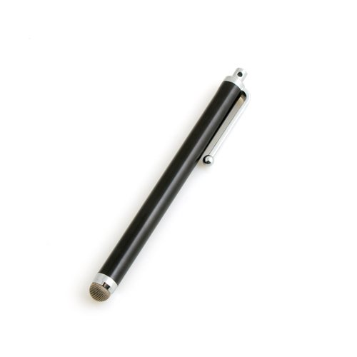 System-S Stylus Stift Textilfaser Spitze Touch Pen kapazitiver Bildschirm Eingabe Stift Schwarz für Smartphone Touchscreen Handy Tablet PC PDA System-S Stylus Stift Textilfaser Spitze Touch Pen kapazitiver Bildschirm Eingabe Stift Schwarz für Smartphone Touchscreen Handy Tablet PC PDA von System-S