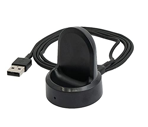 System-S USB 2.0 Kabel 100 cm Ladestation für Zepp Z Smartwatch in Schwarz von System-S