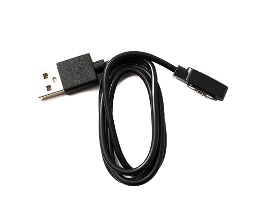 System-S USB 2.0 Kabel 60 cm Ladekabel für Xiaomi Haylou GST LS09B in Schwarz von System-S