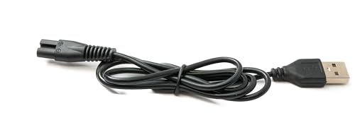 System-S USB 2.0 Kabel 80 cm Ladekabel für Philips Rasierer 5 V zu 4.3 V Adapter in Schwarz System-S USB 2.0 Kabel 80 cm Ladekabel für Philips Rasierer 5 V zu 4.3 V Adapter in Schwarz von System-S