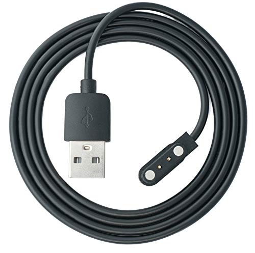 System-S USB 2.0 Kabel in Schwarz Ladekabel für Xiaomi IMILAB KW66 Smartwatch, 72551341 von System-S