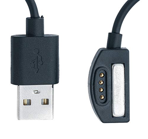 System-S USB 2.0 Kabel in Schwarz Ladestation Ladekabel für Suunto 7 Smartwatch von System-S