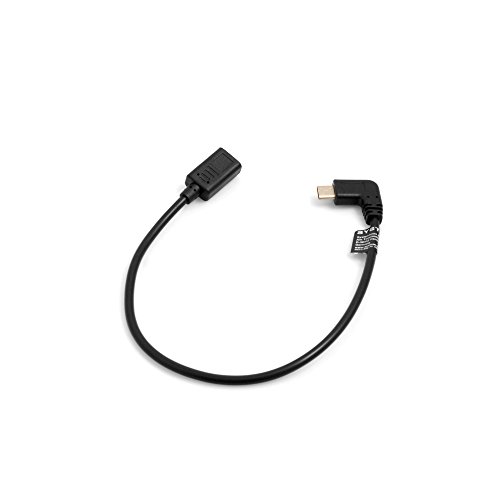 System-S USB 3.1 Type C Kabel Winkel zu 3.1 C Buchse 30 cm für Smartphones von System-S