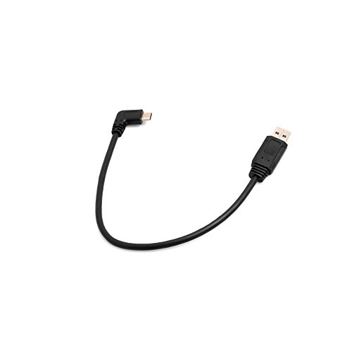 System-S USB 3.1 Type C Kabel Winkel zu USB A 3.0 30 cm von System-S