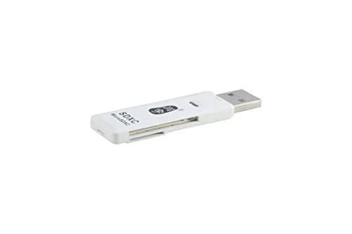 System-S USB A Adapter Stick für SD micro SD Kartenlesegerät Karten Leser Card Reader von System-S