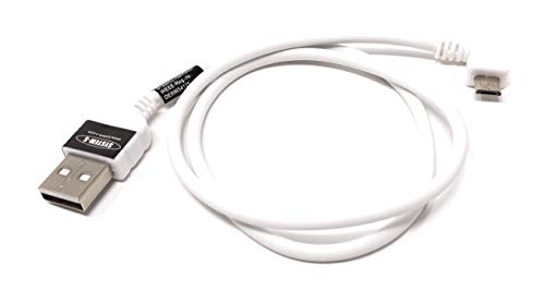 System-S USB A Stecker zu USB 2.0 Micro B Stecker 50 cm Kabel 90° Links Gewinkelt von System-S