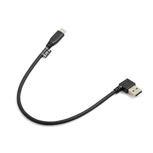 System-S USB Kabel Type C (Male) zu 3.0 A (Male) Winkel Links 32 cm von System-S