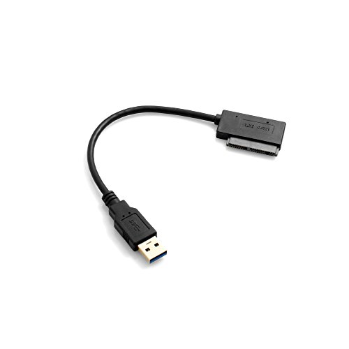 System-S USB Typ A 3.0 (Male) auf 7 + 9 16pin 1.8 Zoll SATA Adapter für HDD Festplatte SSD Adapter Kabel von System-S