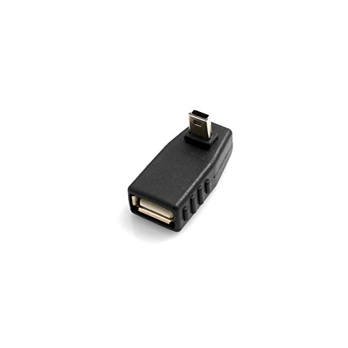 System-S USB Typ A Buchse auf Mini USB Stecker 90° Aufwärts Winkel Gewinkelt Winkelstecker Adapter von System-S