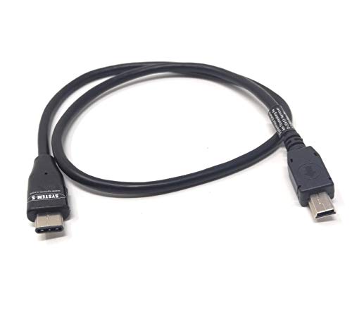 System-S USB Type C 3.1 Stecker zu Mini USB Stecker Host Adapter OTG On The Go Host Kabel 50 cm von System-S