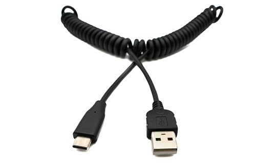 System-S USB Type C 3.1 zu USB 2.0 Spiral Kabel 30 cm - 50 cm schwarz 51801495 System-S USB Type C 3.1 zu USB 2.0 Spiral Kabel 30 cm - 50 cm schwarz 51801495 von System-S