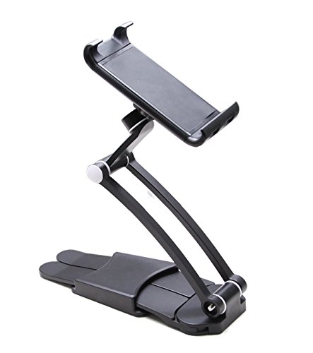 System-S Universal Tischständer Tablethalter Halterung Halter verstellbar Kochbuchständer Kochbuchhalter für Smartphone Phablet und Tablet in Schwarz System-S Universal Tischständer Tablethalter Halterung Halter verstellbar Kochbuchständer Kochbuchhalter für Smartphone Phablet und Tablet in Schwarz von System-S