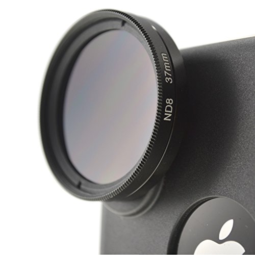 System-S Vario Graufilter Neutraldichtefilter Graufilter ND-Filter ND2-400 37mm Linse Objektiv für iPhone X von System-S