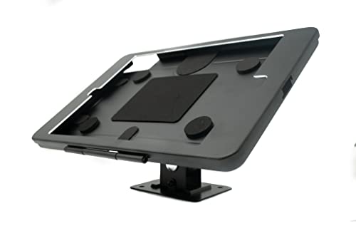 System-S Wand Halterung abschließbar 360° für iPad 7 8 9 10.2" (2019 2020 2021) Schwarz von System-S