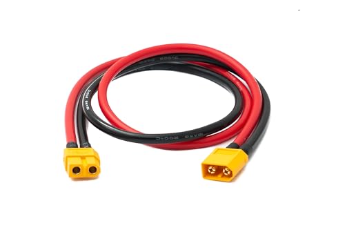 System-S XT60 12AWG Kabel 50 cm Stecker zu Buchse Verlängerung Adapter für Solarpanel Solarmodul von System-S