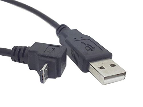 System-S kurzes Micro USB Kabel mit Winkelstecker 90 Grad Gewinkelt 20 cm von System-S
