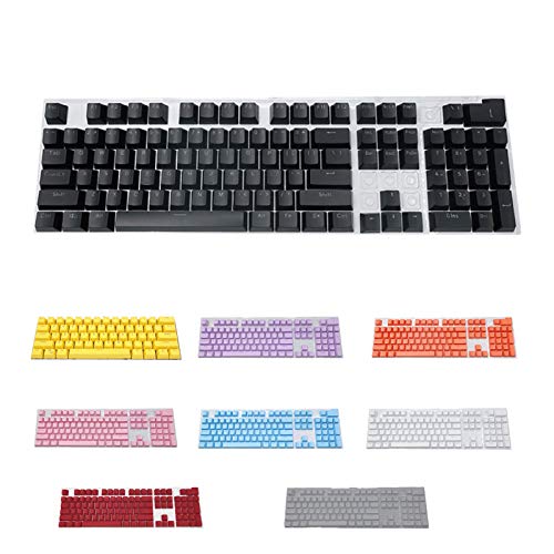 Sytaun 104Pcs / Set Keycaps, Universelle Ergonomische Tastaturkappe Mit Hintergrundbeleuchtung Für Mechanische Tastatur Lila von Sytaun