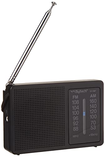 Sytech Am-FM-Taschenradio, Lautsprecher, horizontal, Schwarz Sytech Am-FM-Taschenradio, Lautsprecher, horizontal, Schwarz von Sytech