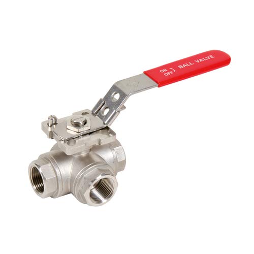 Syveco 780009 Serie 780 Kugelhahn, 3-Wege L-Förmig, Rostfreier Stahl, PN40, Roter Flacher Edelstahlgriff, 2" BSP x 2" BSP x 2" BSP Syveco 780009 Serie 780 Kugelhahn, 3-Wege L-Förmig, Rostfreier Stahl, PN40, Roter Flacher Edelstahlgriff, 2" BSP x 2" BSP x 2" BSP von Syveco
