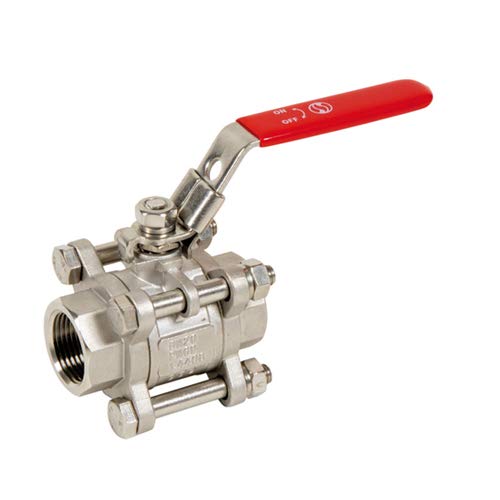 Syveco 790010 Serie 790 Kugelhahn, 3 Stücke, Edelstahl PN63 FF, Roter Edelstahlgriff, Anfangsbereich, 2" 1/2 BSP x 2" 1/2 BSP Syveco 790010 Serie 790 Kugelhahn, 3 Stücke, Edelstahl PN63 FF, Roter Edelstahlgriff, Anfangsbereich, 2" 1/2 BSP x 2" 1/2 BSP von Syveco