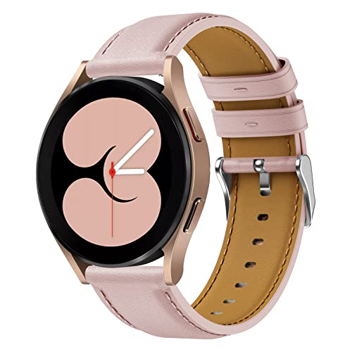 Syxinn 20mm Leder Armband für Samsung Galaxy Watch 4/4 Classic 46mm 42mm/Galaxy Watch Active/Active 2 40mm 44mm Armband für Damen Herren, Galaxy Watch 5/5 Pro Ersatzarmband, Watch 3 41mm Uhrenarmband Syxinn 20mm Leder Armband für Samsung Galaxy Watch 4/4 Classic 46mm 42mm/Galaxy Watch Active/Active 2 40mm 44mm Armband für Damen Herren, Galaxy Watch 5/5 Pro Ersatzarmband, Watch 3 41mm Uhrenarmband von Syxinn