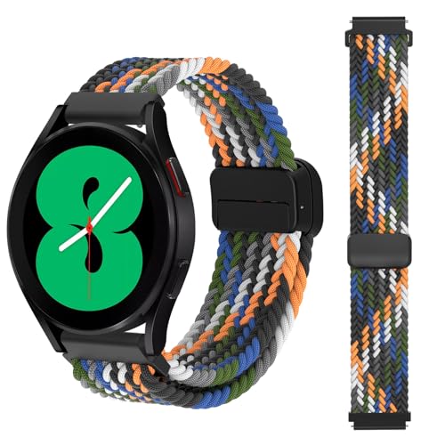 Syxinn 20mm Nylon Armband für Samsung Galaxy Watch 4/4 Classic 46mm 42mm, Galaxy Watch 7 6/6 Classic 43mm 47mm/Watch 5/5 Pro 45mm Armband, Galaxy Watch Active 2 40mm 44mm Uhrenarmband für Damen Herren Syxinn 20mm Nylon Armband für Samsung Galaxy Watch 4/4 Classic 46mm 42mm, Galaxy Watch 7 6/6 Classic 43mm 47mm/Watch 5/5 Pro 45mm Armband, Galaxy Watch Active 2 40mm 44mm Uhrenarmband für Damen Herren von Syxinn
