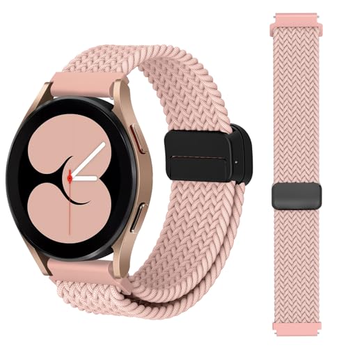 Syxinn 20mm Nylon Armband für Samsung Galaxy Watch 4/4 Classic 46mm 42mm, Galaxy Watch 7 6/6 Classic 43mm 47mm/Watch 5/5 Pro 45mm Armband, Galaxy Watch Active 2 40mm 44mm Uhrenarmband für Damen Herren Syxinn 20mm Nylon Armband für Samsung Galaxy Watch 4/4 Classic 46mm 42mm, Galaxy Watch 7 6/6 Classic 43mm 47mm/Watch 5/5 Pro 45mm Armband, Galaxy Watch Active 2 40mm 44mm Uhrenarmband für Damen Herren von Syxinn