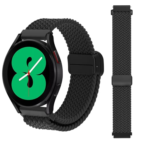 Syxinn 20mm Nylon Armband für Samsung Galaxy Watch 4/4 Classic 46mm 42mm, Galaxy Watch 7 6/6 Classic 43mm 47mm/Watch 5/5 Pro 45mm Armband, Galaxy Watch Active 2 40mm 44mm Uhrenarmband für Damen Herren Syxinn 20mm Nylon Armband für Samsung Galaxy Watch 4/4 Classic 46mm 42mm, Galaxy Watch 7 6/6 Classic 43mm 47mm/Watch 5/5 Pro 45mm Armband, Galaxy Watch Active 2 40mm 44mm Uhrenarmband für Damen Herren von Syxinn