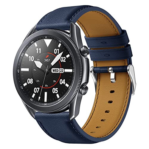 Syxinn 22mm Leder Armband Kompatibel für Samsung Galaxy Watch 46mm/Galaxy Watch 3 45mm/Gear S3 Frontier/Classic Armband Uhrenarmband Ersatzarmband Lederband für Herren Damen Syxinn 22mm Leder Armband Kompatibel für Samsung Galaxy Watch 46mm/Galaxy Watch 3 45mm/Gear S3 Frontier/Classic Armband Uhrenarmband Ersatzarmband Lederband für Herren Damen von Syxinn