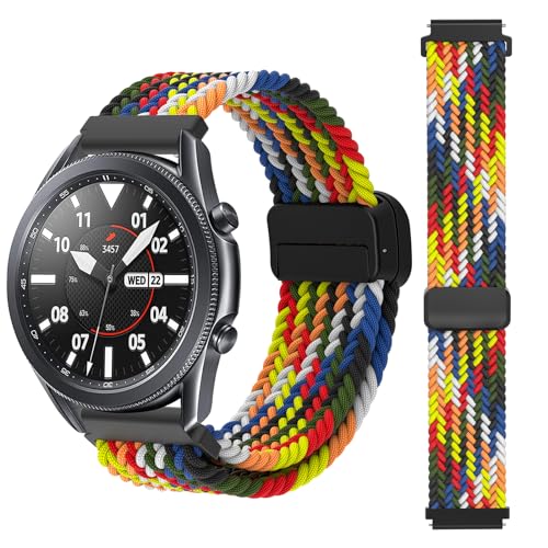 Syxinn 22mm Nylon Armband für Samsung Galaxy Watch 3 45mm/46mm/Gear S3 Frontier/Classic Armband Uhrenarmband für Huawei Watch GT 2/3/4 46mm/GT 2/3 Pro/2e Syxinn 22mm Nylon Armband für Samsung Galaxy Watch 3 45mm/46mm/Gear S3 Frontier/Classic Armband Uhrenarmband für Huawei Watch GT 2/3/4 46mm/GT 2/3 Pro/2e von Syxinn