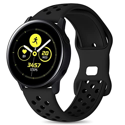 Syxinn Armband Samsung Galaxy Watch Active/Active 2, Galaxy Watch 4 40mm 44mm/4 Classic 46mm 42mm/5/5 Pro/6/6 Classic 43mm 47mm/7/FE Armband, 20mm Silikon Uhrenarmband für Gear S2 Classic Syxinn Armband Samsung Galaxy Watch Active/Active 2, Galaxy Watch 4 40mm 44mm/4 Classic 46mm 42mm/5/5 Pro/6/6 Classic 43mm 47mm/7/FE Armband, 20mm Silikon Uhrenarmband für Gear S2 Classic von Syxinn