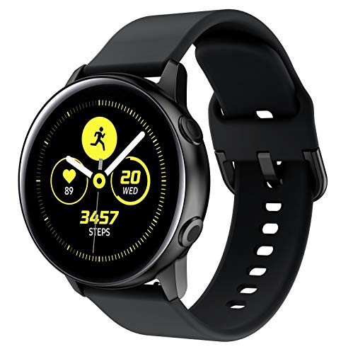 Syxinn Kompatibel mit Galaxy Watch Active/Active2 Armband 40mm 44mm, Galaxy Watch 4/4 Classic/Watch 3 41mm, Sport Silikon Uhrenarmband für Galaxy Watch 42mm/Gear Sport/S2 Classic, Silikon Syxinn Kompatibel mit Galaxy Watch Active/Active2 Armband 40mm 44mm, Galaxy Watch 4/4 Classic/Watch 3 41mm, Sport Silikon Uhrenarmband für Galaxy Watch 42mm/Gear Sport/S2 Classic, Silikon von Syxinn