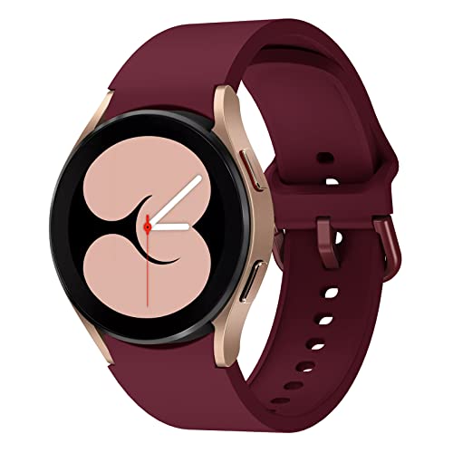 Syxinn Kompatibel mit Samsung Galaxy Watch 4 Armband 40mm/44mm, Galaxy Watch 4 Classic Armband 42mm/46mm, Galaxy Watch 7/FE/Watch 6/6 Classic, Watch 5/5 Pro Silikon Armbänder Uhrenarmband Sportarmband Syxinn Kompatibel mit Samsung Galaxy Watch 4 Armband 40mm/44mm, Galaxy Watch 4 Classic Armband 42mm/46mm, Galaxy Watch 7/FE/Watch 6/6 Classic, Watch 5/5 Pro Silikon Armbänder Uhrenarmband Sportarmband von Syxinn