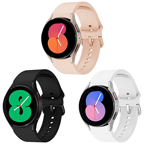 Syxinn Kompatibel Mit Samsung Galaxy Watch 4 40mm 44mm/4 Classic 46mm 42mm Armband, Für Watch 7/FE/5/5 Pro 45mm/6/6 Classic 43mm 47mm Armband Silikon Uhrenarmband Sportarmband Syxinn Kompatibel Mit Samsung Galaxy Watch 4 40mm 44mm/4 Classic 46mm 42mm Armband, Für Watch 7/FE/5/5 Pro 45mm/6/6 Classic 43mm 47mm Armband Silikon Uhrenarmband Sportarmband von Syxinn
