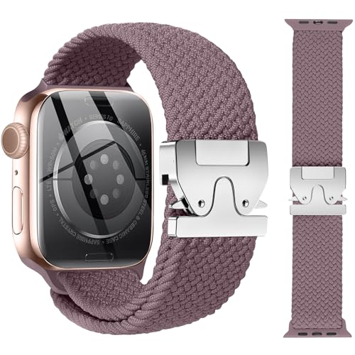 Syxinn Nylon Armand Kompatibel mit Apple Watch Armand 49mm 46mm 45mm 44mm 42mm(Serie 1 2 3), Elastisches Dehnbares Armbänder für iWatch Ultra 2/Ultra Serie 10/9/8/SE/7/6/5/4/3/2/1 von Syxinn