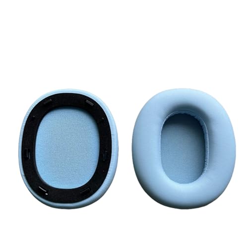 Ohrpolster Kissen Ersatz für Edifier W830NB, Kopfhörer Ohrpolster Abdeckung Schwamm Kunstleder Kissen Ohrmuscheln Kissen Ohrenschützer (Blau) von Szaerfa
