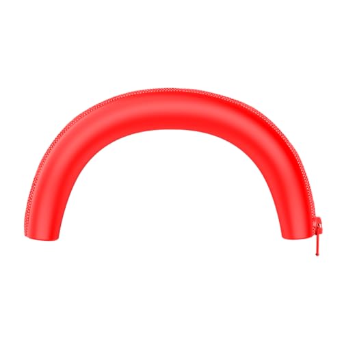 Ohrpolster Silikonabdeckung Kopfband Schutzgehäuse für Sony WH-1000XM6, Kopfhörer Ohrpolster Abdeckung Kissen Ohrmuscheln Ohrenschützer (Rotes Stirnband) von Szaerfa