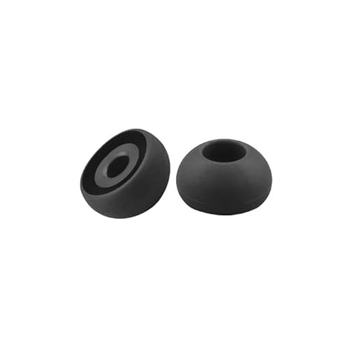 Ohrstöpselabdeckungen für JBL Race for Endurance Run 2, Silikon-Ohrstöpsel, Kopfhörer-In-Ear-Tips Ersatz, Headset Geräuschisolierung Ohrmuscheln Abdeckung, Ohrhörer S M L Ohrstöpsel (schwarz) von Szaerfa