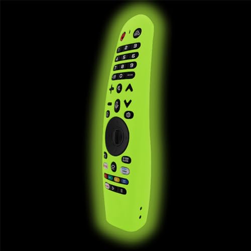 Silikon-Schutzhülle für TV-Fernbedienung für LG AN-MR600 AN-MR650A,Smart Television Controller Hülse Halterung Schutzhülle, mit Lanyard (Grün) von Szaerfa