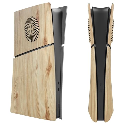 Szaerfa Faceplates mit Kühlungsöffnungen für PS5 Slim,Konsole Seitenabdeckungen Ersatz für Sony Playstation 5 Slim,Konsole Schutzhülle Zubehör (Digital Edition) von Szaerfa