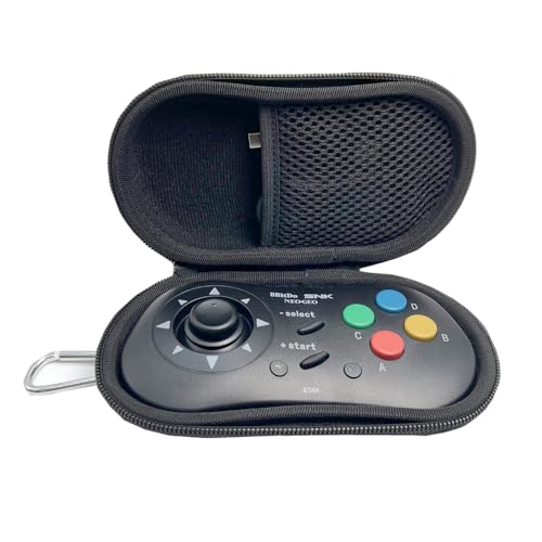Szaerfa Tragetasche für 8Bitdo NEOGEO / M30,Hartschalen-Schutzhülle Reisetasche für drahtlosen Bluetooth Handheld Controller,Aufbewahrungstasche für Konsole & Zubehör von Szaerfa