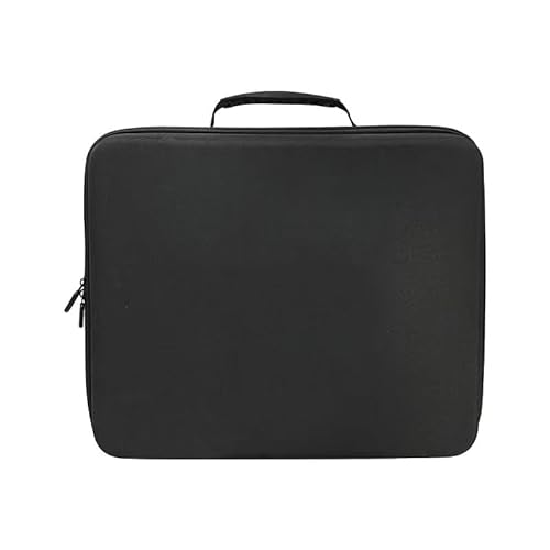 Szaerfa Tragetasche für PS5 Slim - Spielkonsole Disc/Digital Edition/Controller & Zubehör, Eva-Hartschalen-Schutztasche mit großem Fassungsvermögen für Sony PS5 Slim (Schwarz) von Szaerfa