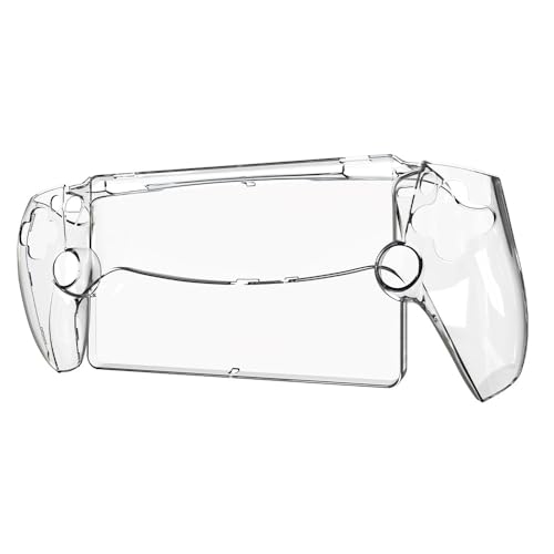 Szaerfa Transparente Schutzhülle für Sony Playstation Portal,Transparente Grip-Controller-Schale für Spielkonsole,Schock-Absorption Anti-Scratch (Transparent) von Szaerfa