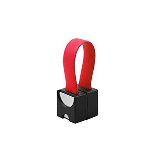 Tragbares Notfall-Handy-Ladegerät mit 2 Stück AA/AAA-Batterie für Apple für Android,mit Micro USB/Typ-C/für Apple -Anschluss,Ladegerät-Zubehör (Micro USB+Type-c, rot) von Szaerfa
